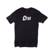 Load image into Gallery viewer, Black tee shirt, reads "Dyke"